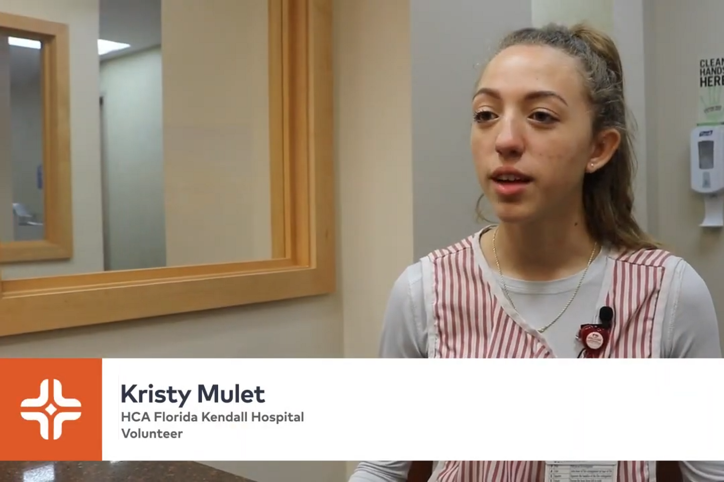 Kristy Mulet, HCA Florida Kendall Hospital Volunteer