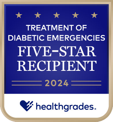 2024 Healthgrades Treatment of Diabetic Emergencies 5-Star Recipient