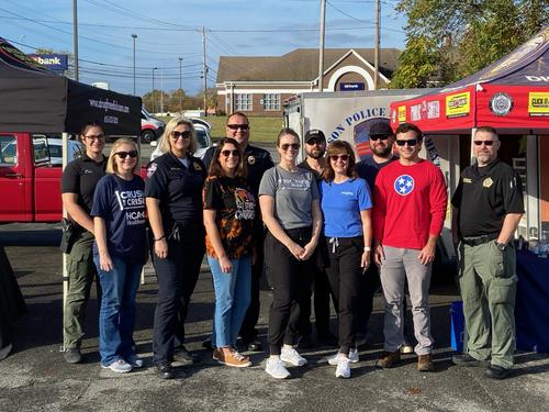 TriStar Horizon Crush the Crisis volunteers at drop-off table