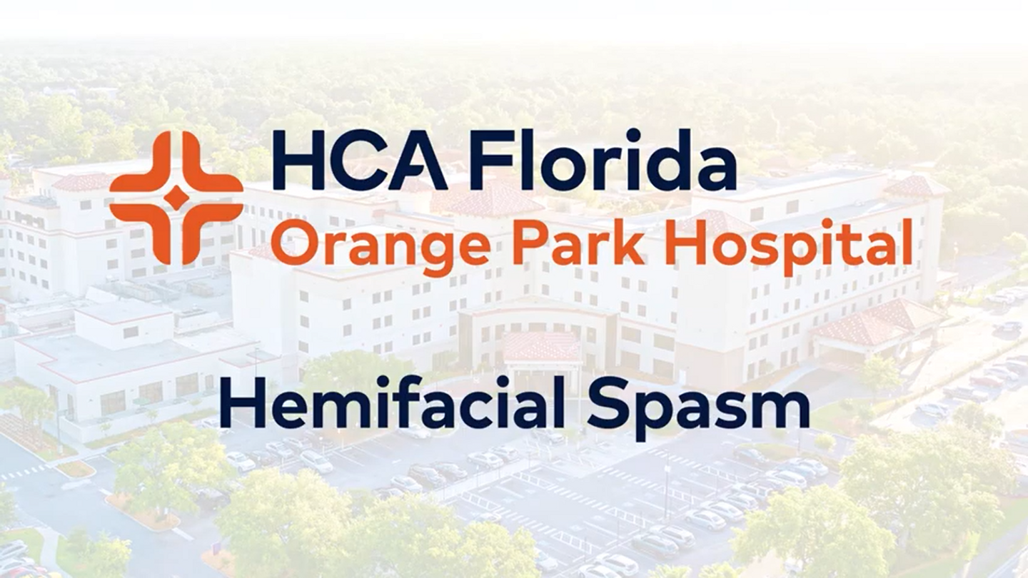Title Card: HCA Florida Hospital. Hemifacial Spasm.