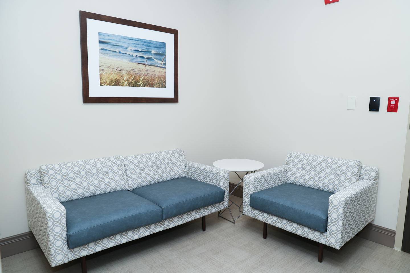 Burn ICU Waiting Room Corner
