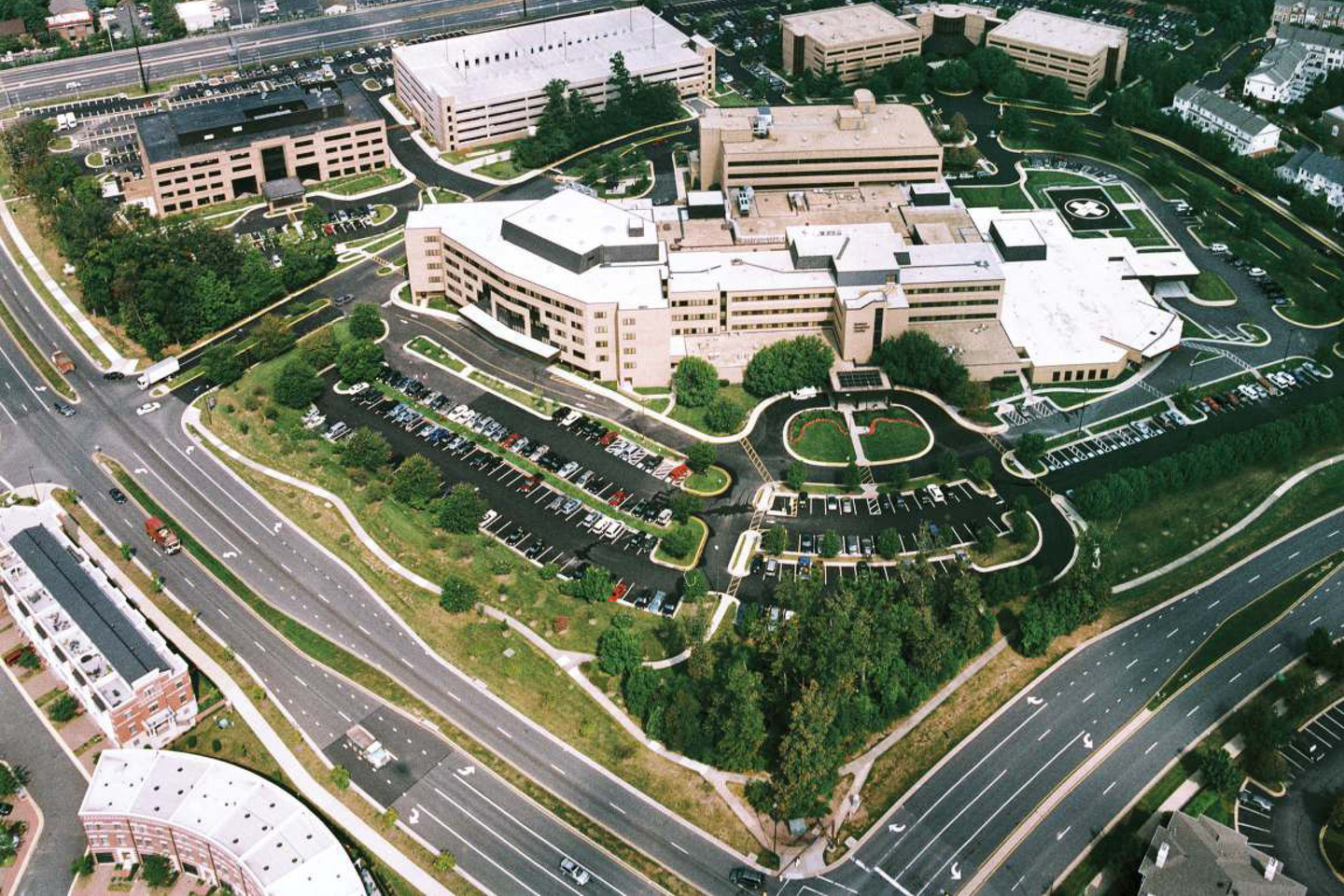 Aerial view of Reston Hospital Center