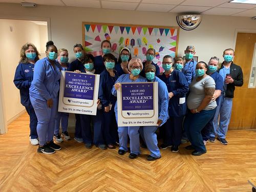 HCA Florida Orange Park Hospital Healthgrades Awards Labor and Delivery Team