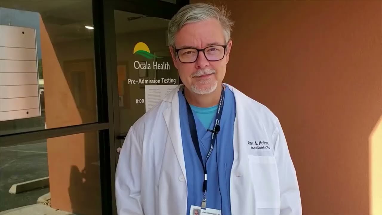 John Heinbockel, Chief of Staff at Ocala Hospital.
