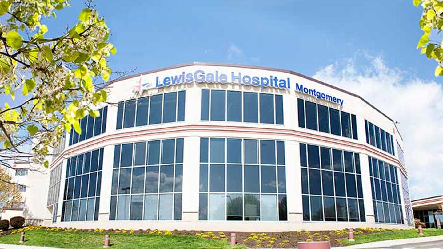 Exterior view of LewisGale Hospital Montgomery