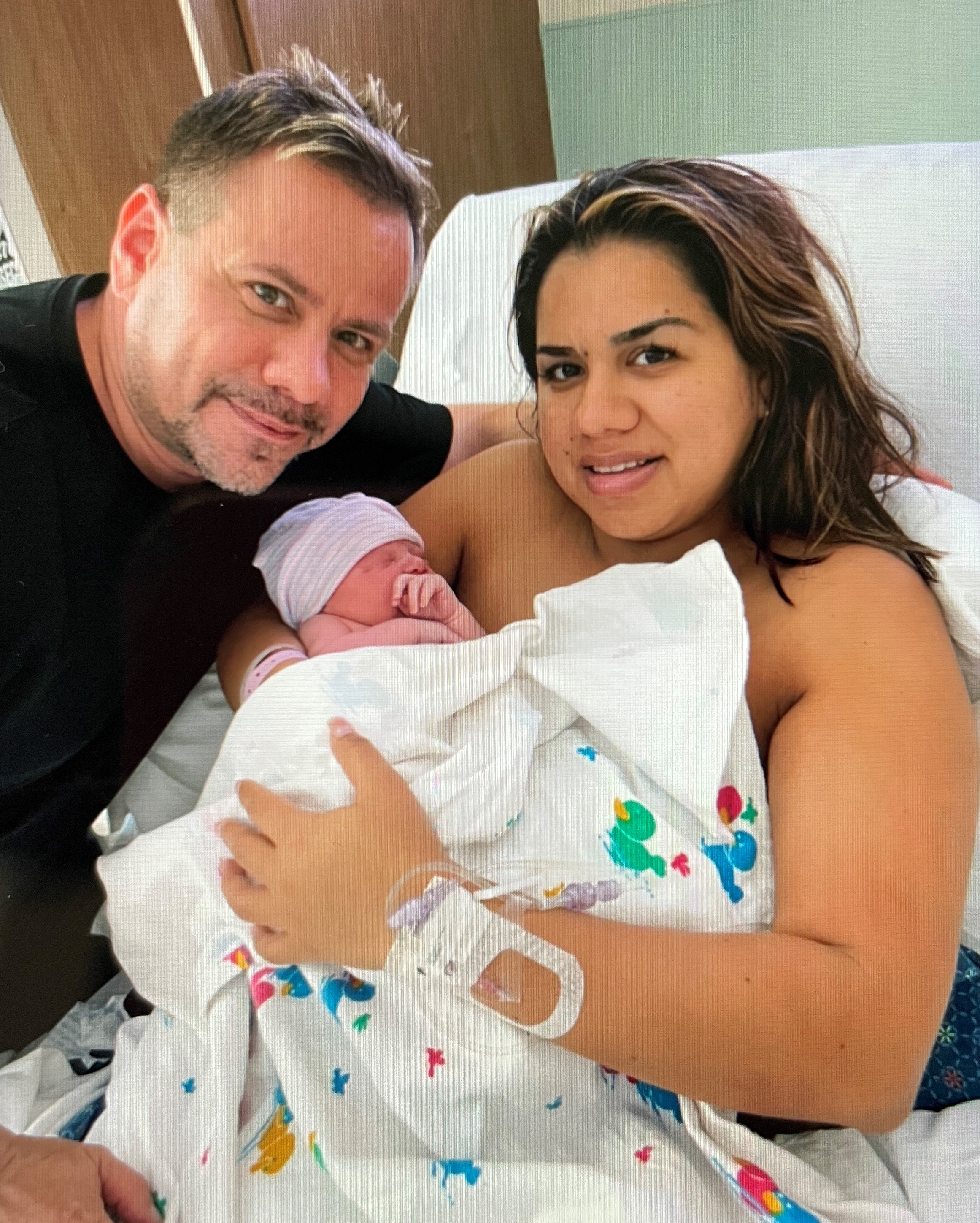 The Bajana and Almodovar family is all smiles with their newest arrival, Ruby Rose, born on Father’s Day at UCF Lake Nona Hospital.