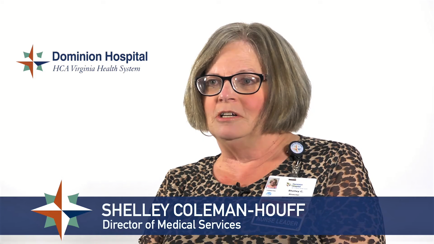 Shelley Coleman-Houff, director of medical services at Dominion Hospital.