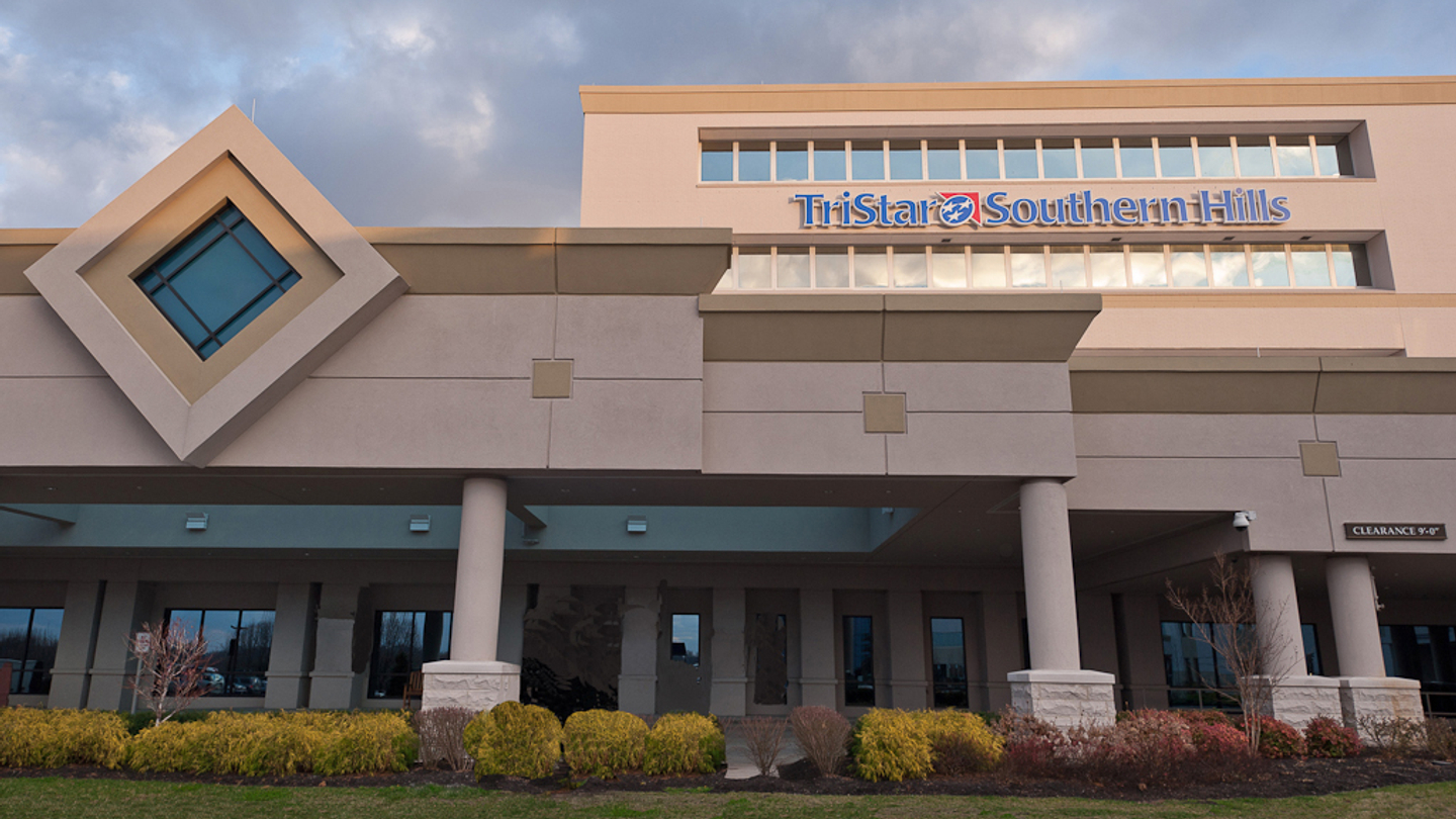 Exterior view of TriStar Southern Hills Medical Center